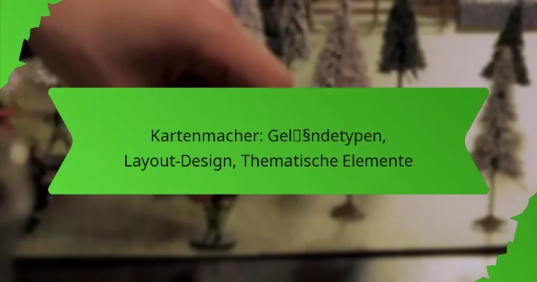 Kartenmacher: Geländetypen, Layout-Design, Thematische Elemente
