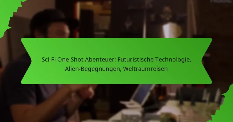 Sci-Fi One-Shot Abenteuer: Futuristische Technologie, Alien-Begegnungen, Weltraumreisen